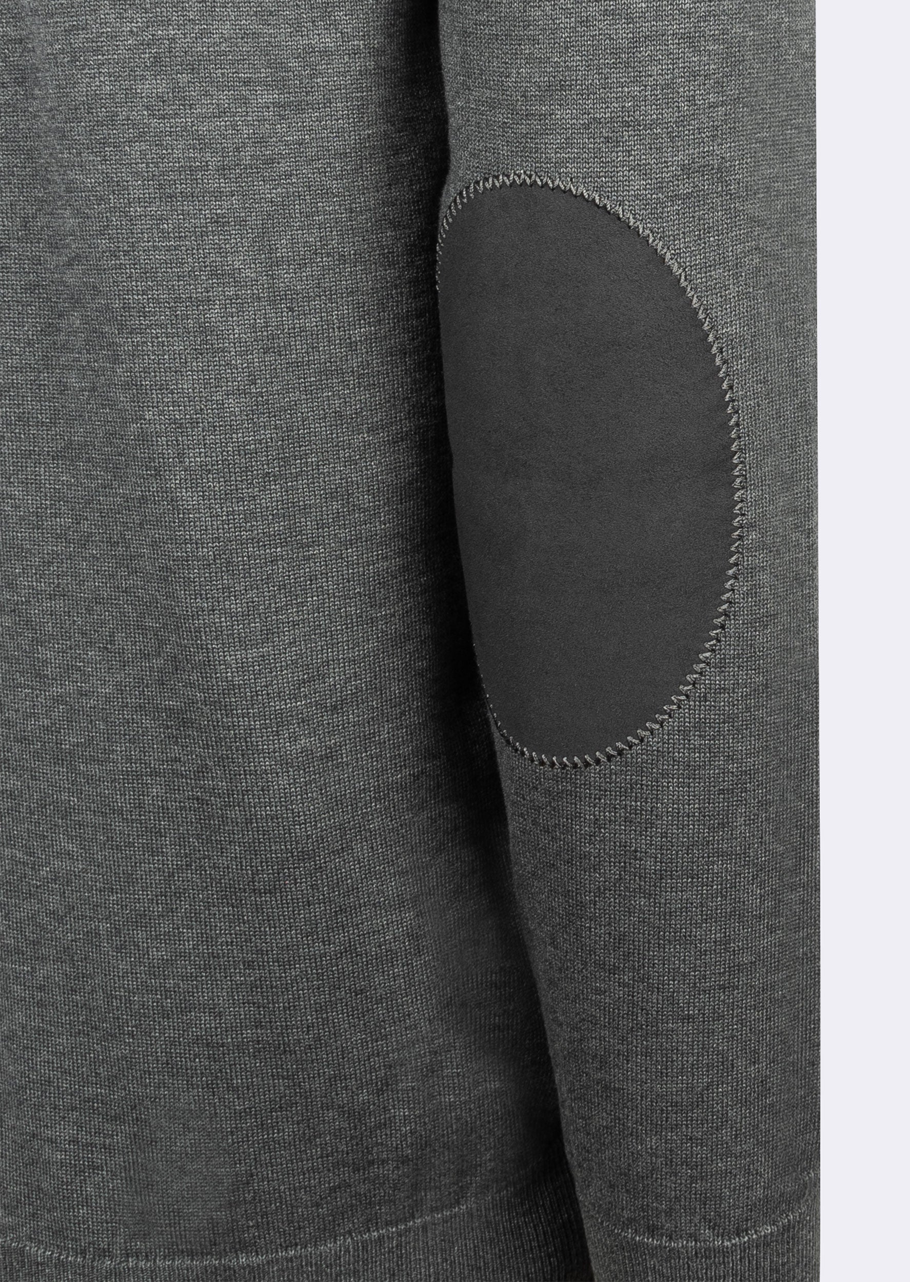 Dark Grey Melange Knitwear