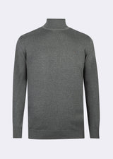 Dark Grey Melange Knitwear