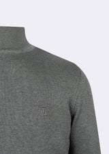 Dark Grey Melange Knitwear