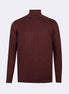 Dark Burgundy Melange Knitwear