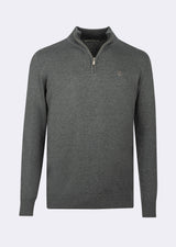 Dark Grey Melange Knitwear