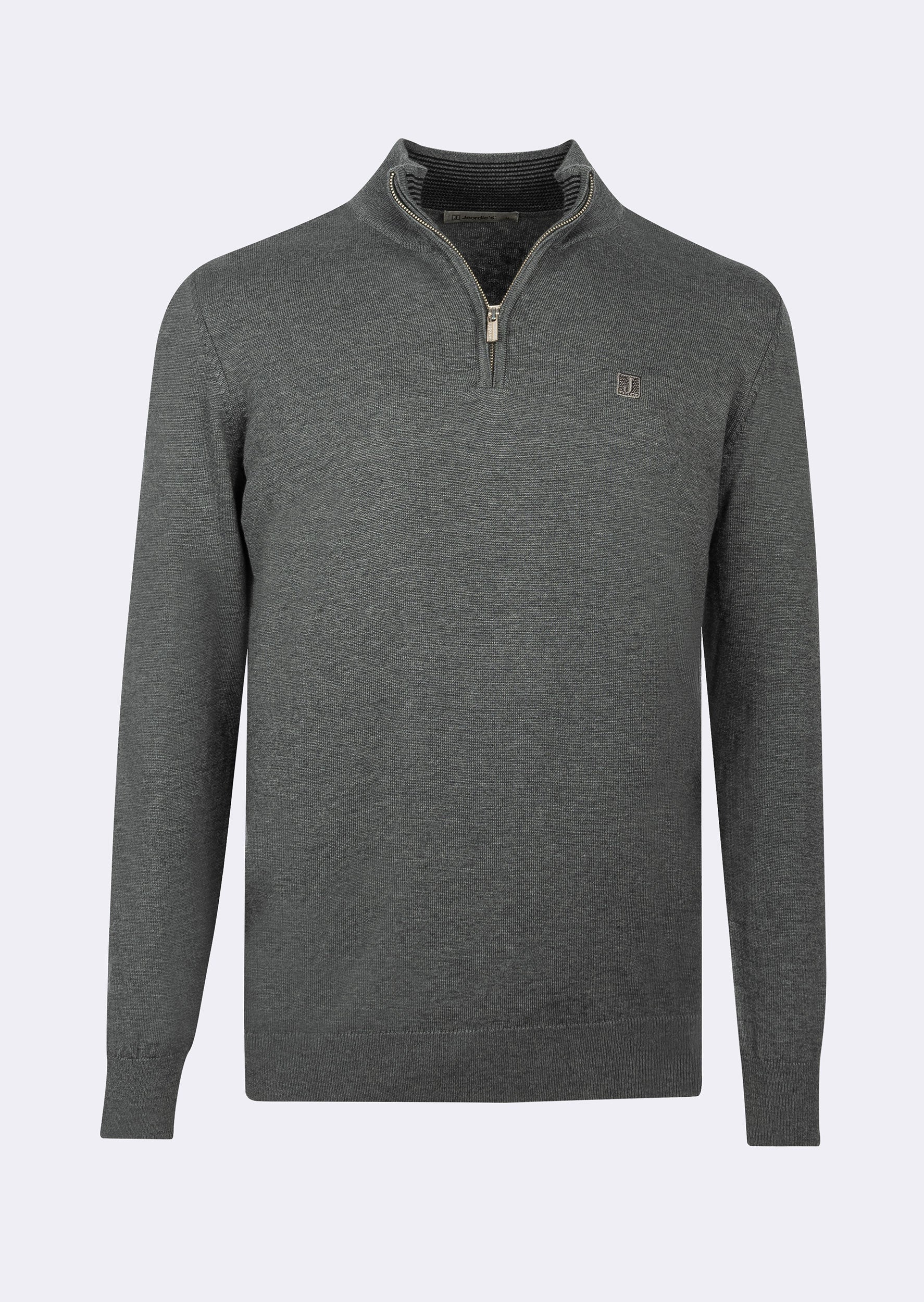 Dark Grey Melange Knitwear