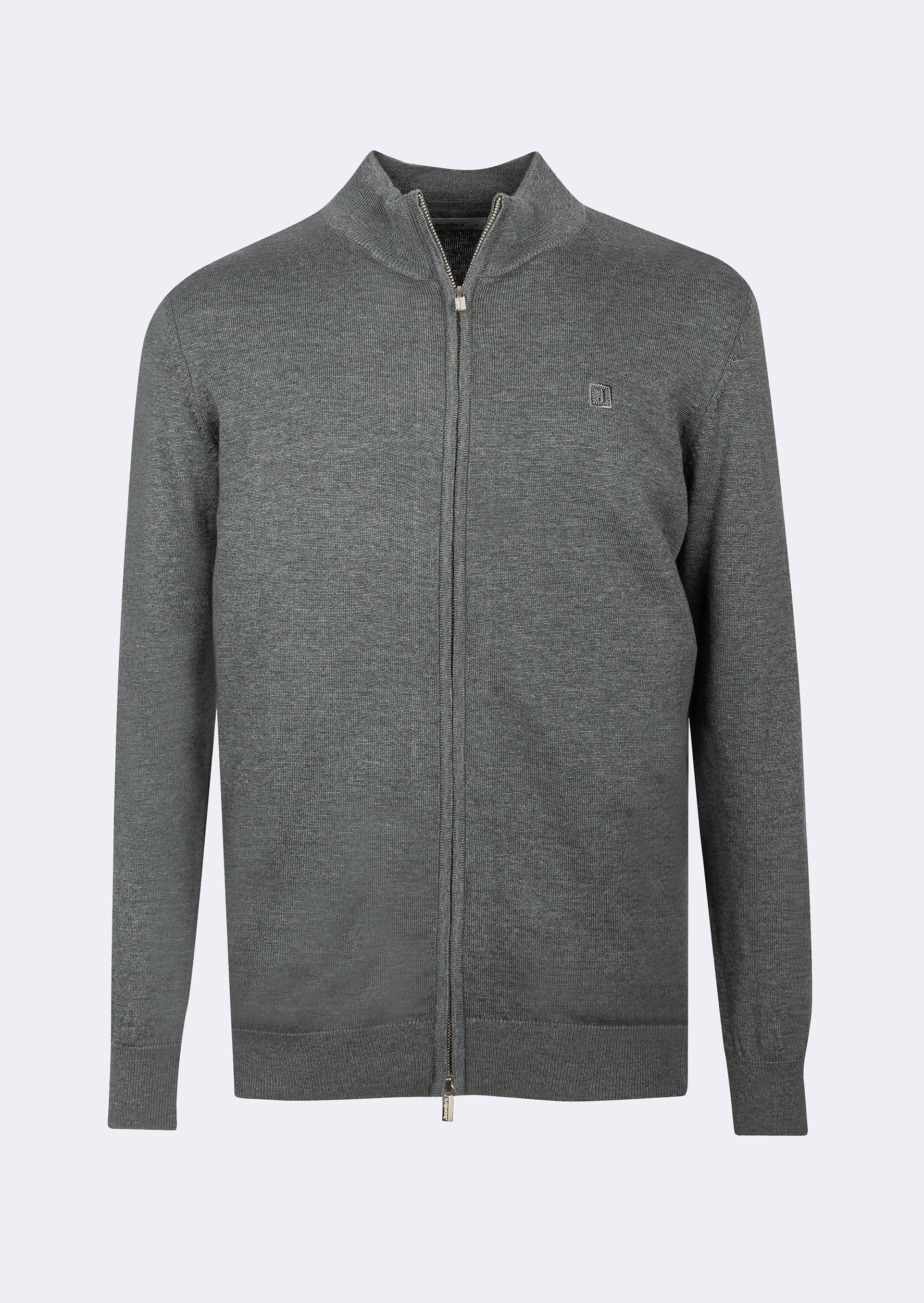 Dark Grey Melange Knitwear