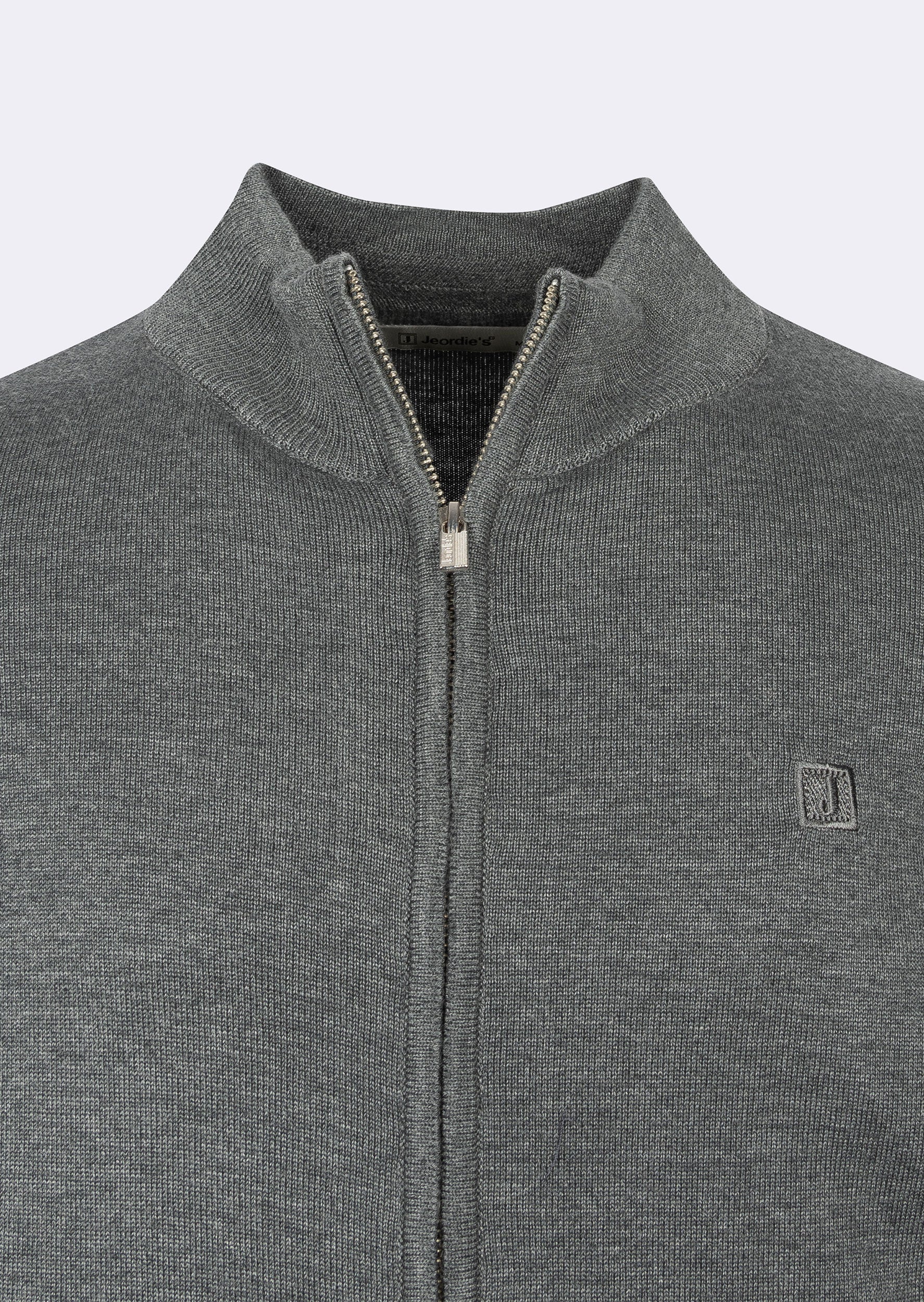 Dark Grey Melange Knitwear