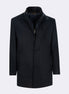 Navy Wool Coat