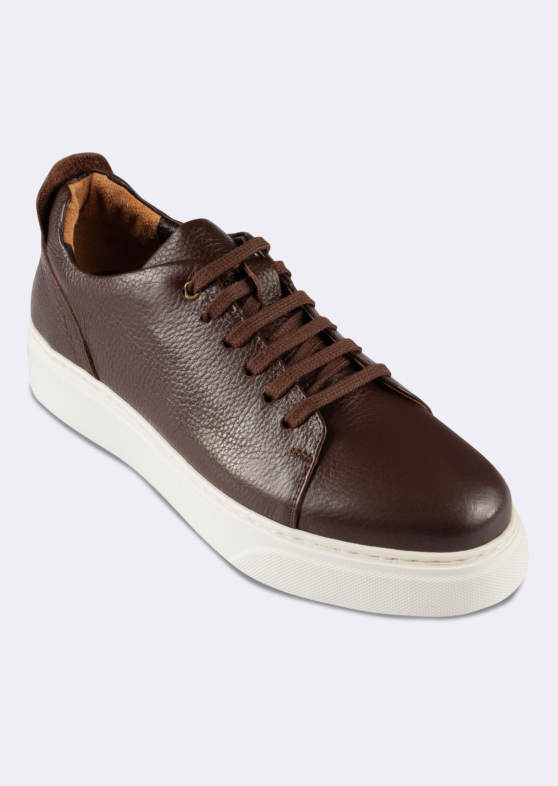White - Brown Trainers