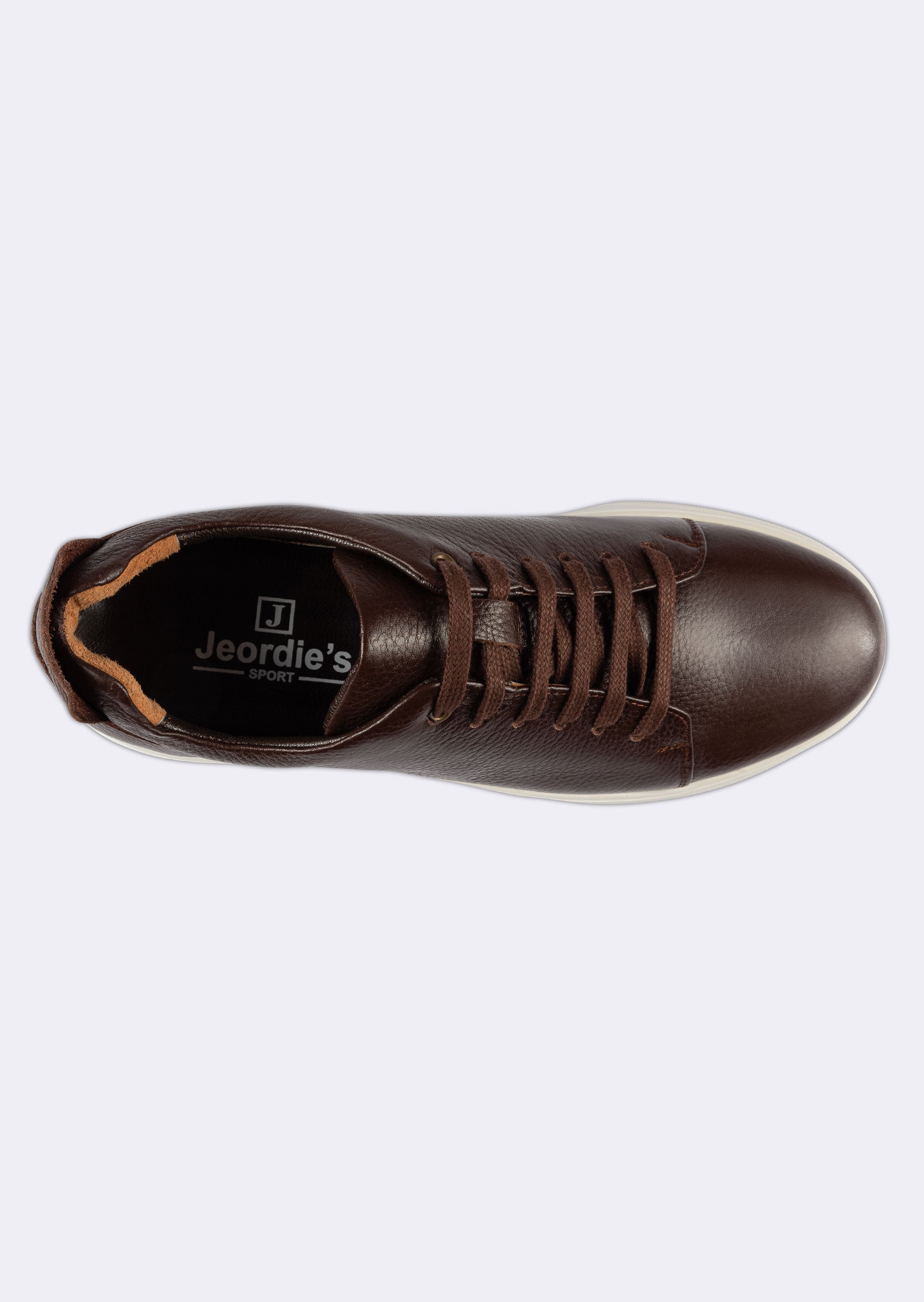 White - Brown Trainers
