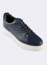 White - Navy Trainers