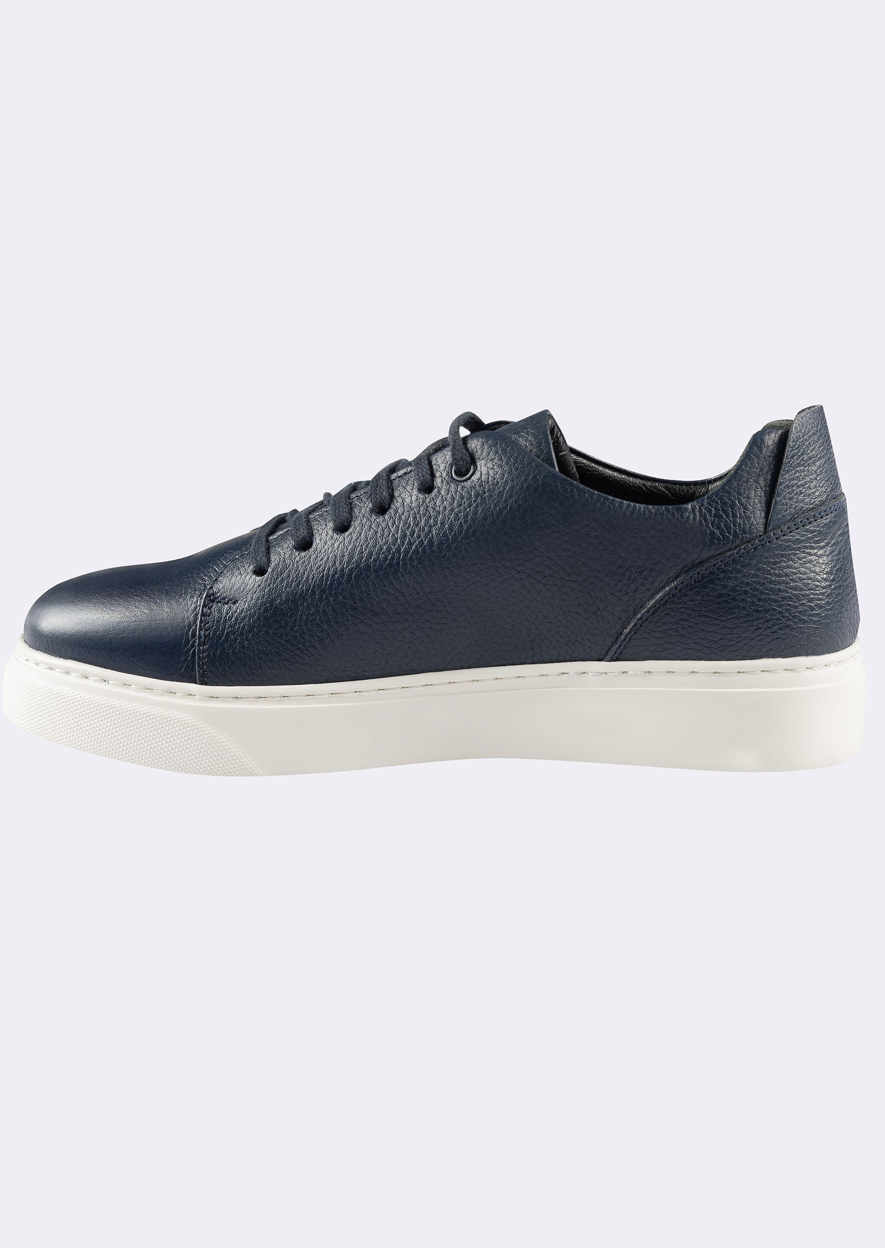White - Navy Trainers