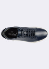 White - Navy Trainers