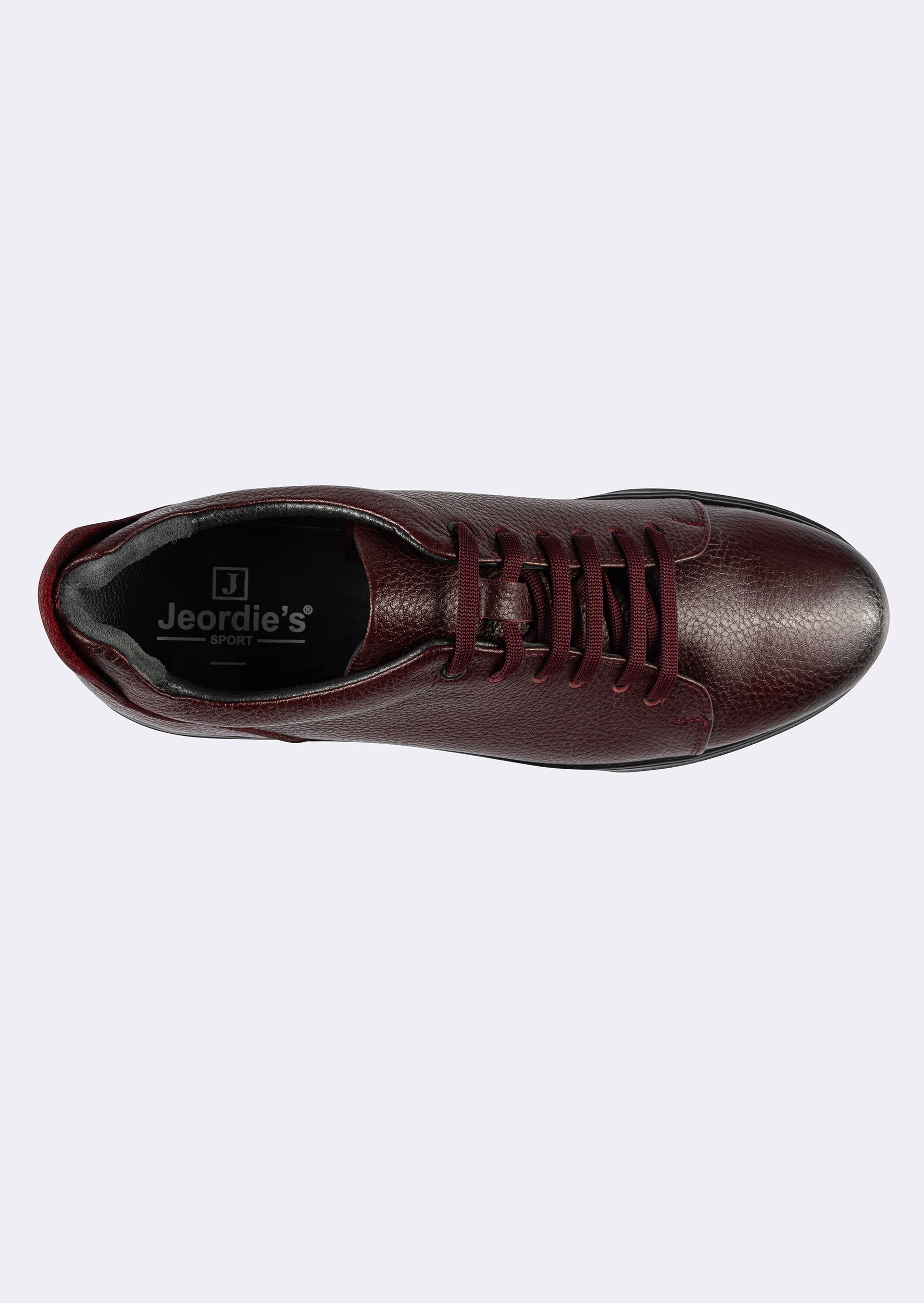 Black - Burgundy Trainers
