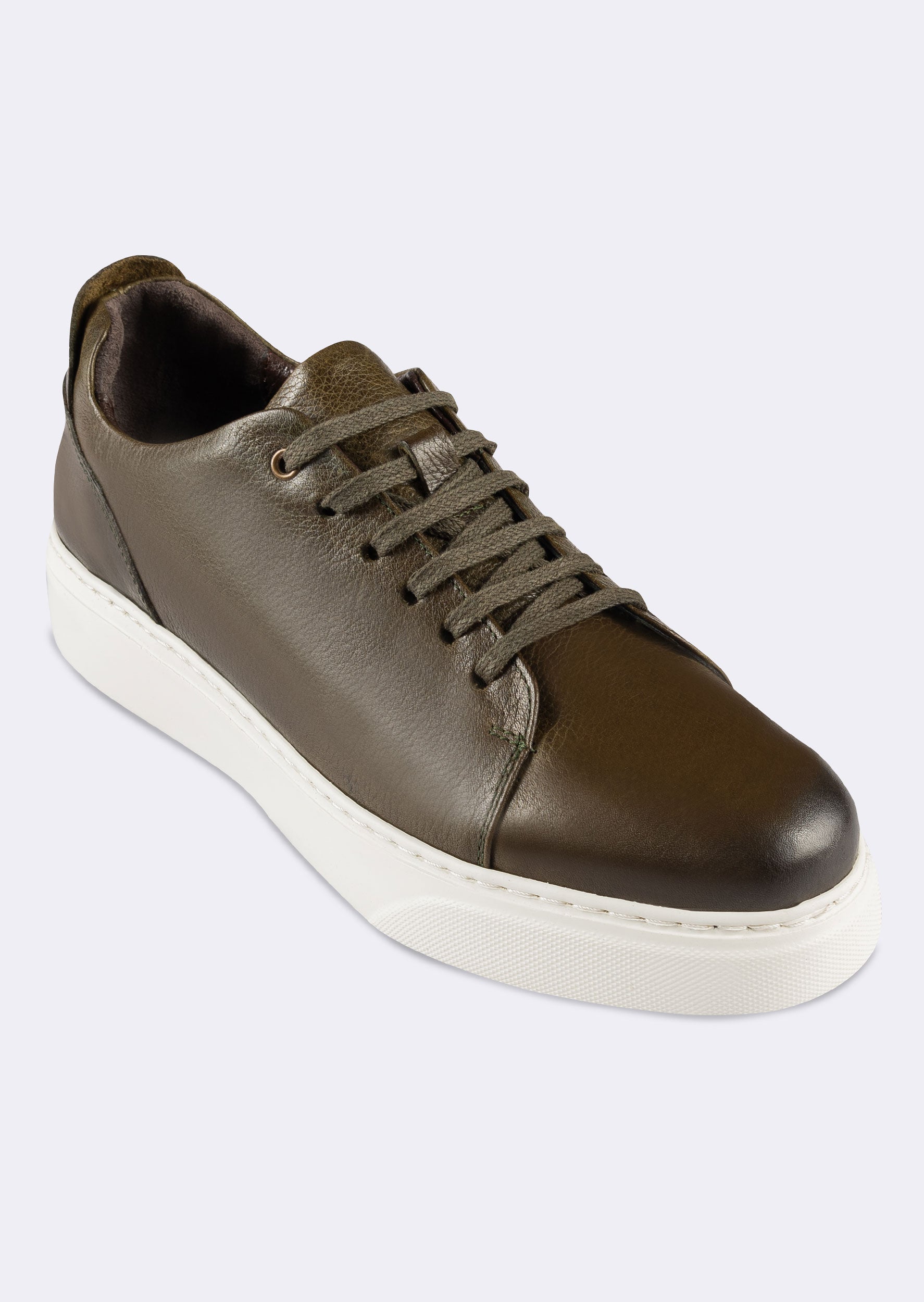White - Khaki Trainers