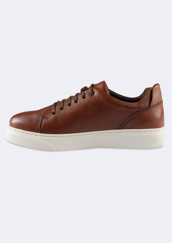 White - Tan Trainers