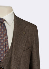Brown Three-Piece Suit
