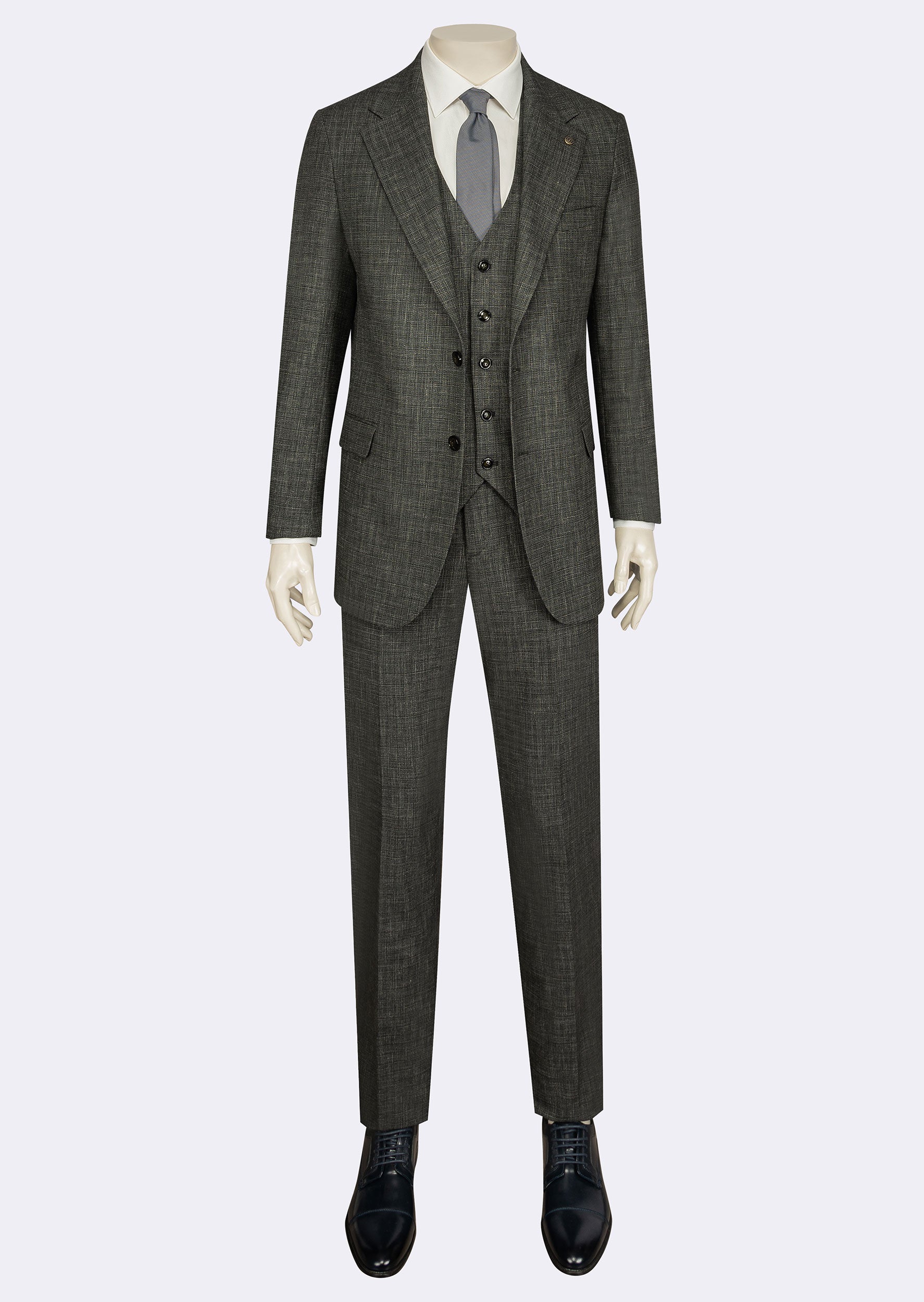 Green Three-Piece Suit