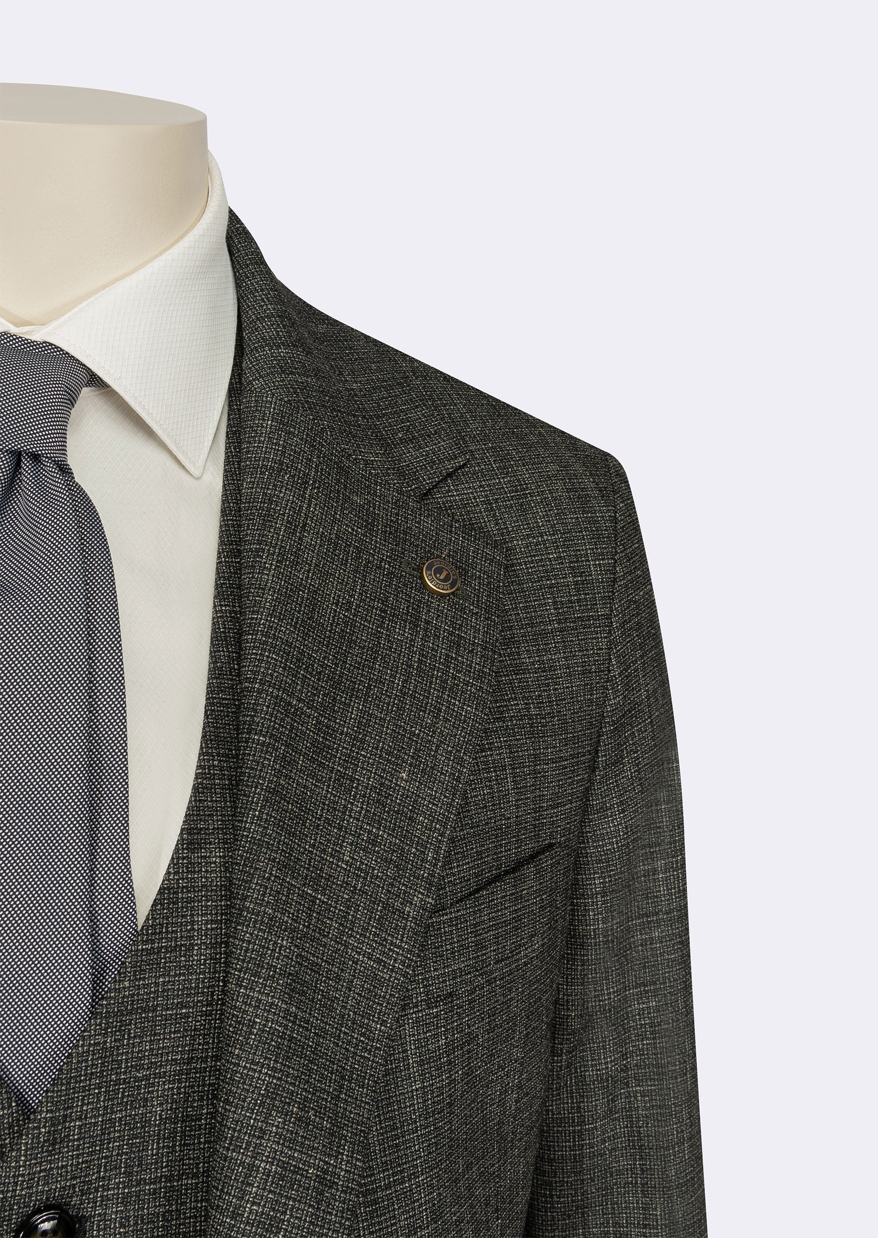 Green Three-Piece Suit