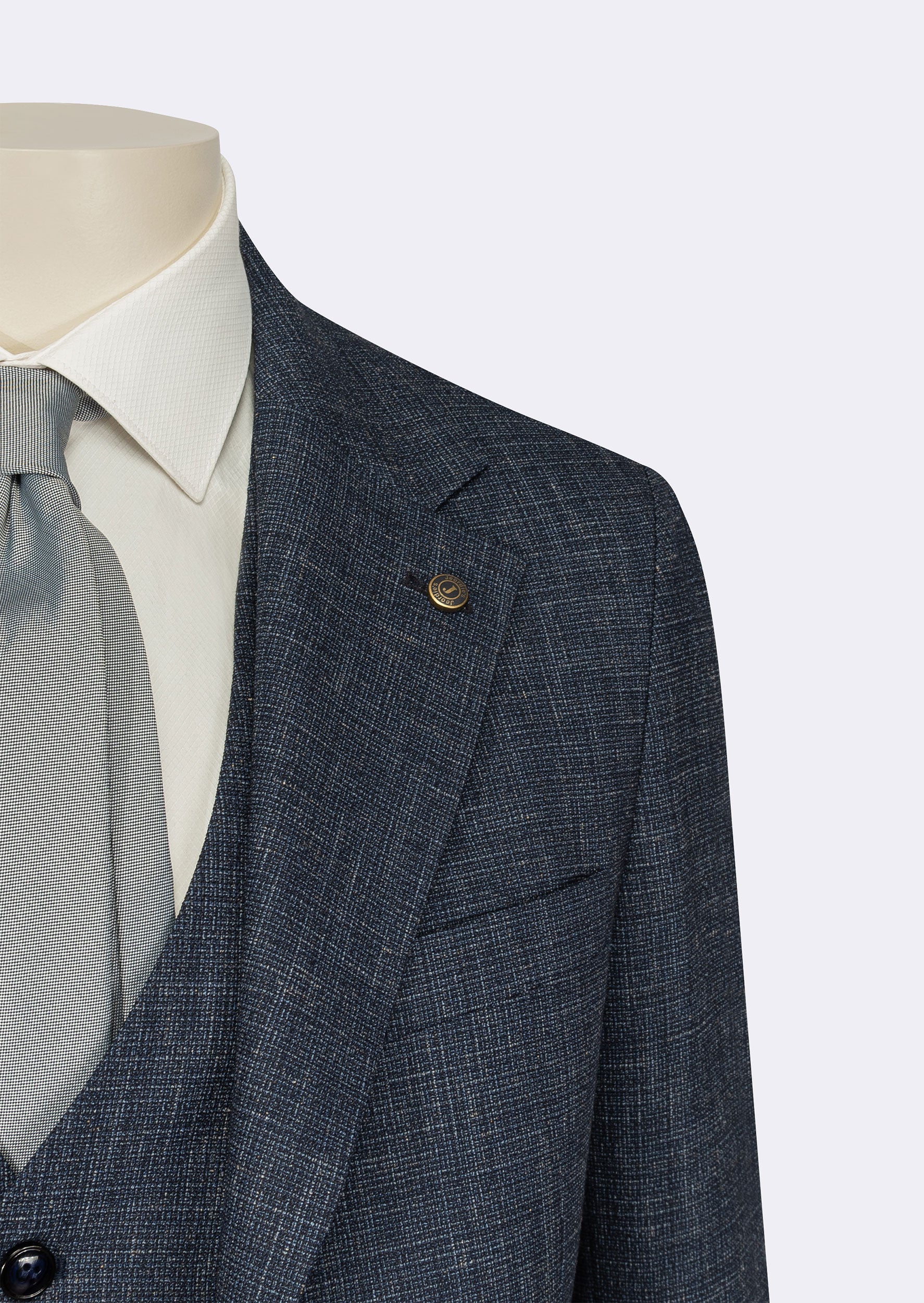 Light Navy Three-Piece Suit