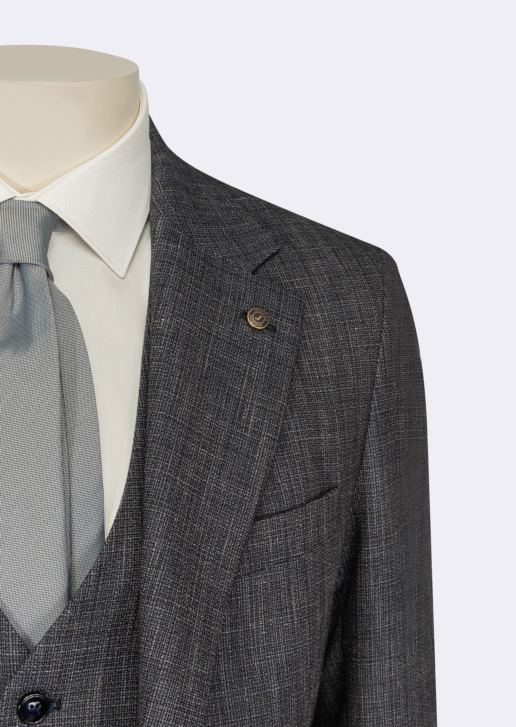Dark Navy Three-Piece Suit
