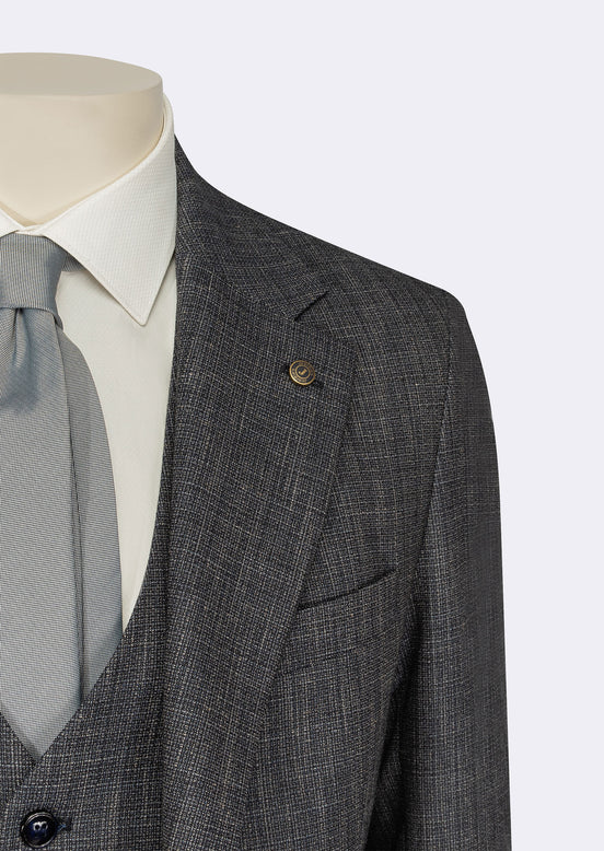 Dark Navy Three-Piece Suit