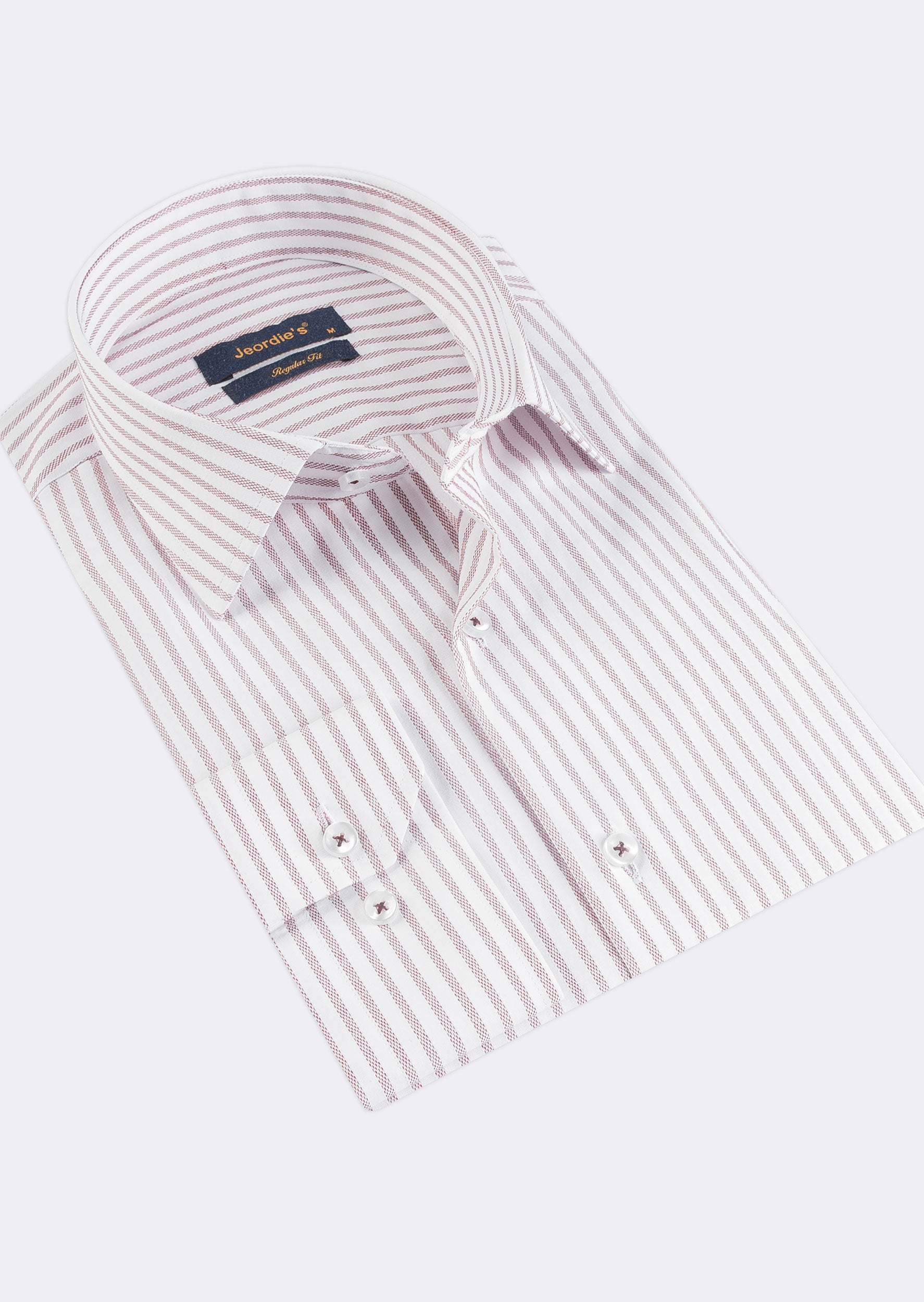 White - Brown Long Sleeve Shirt