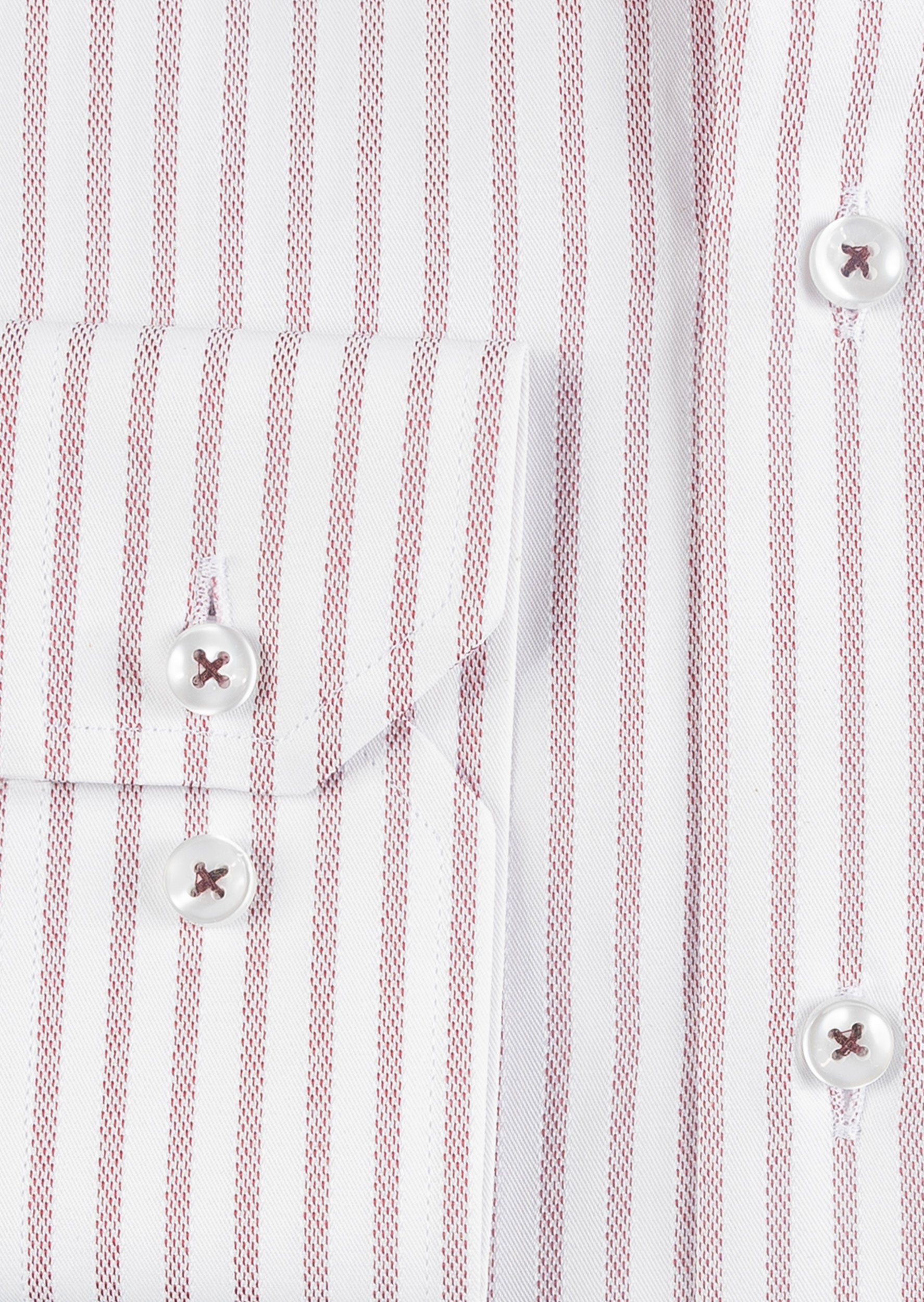 White - Brown Long Sleeve Shirt