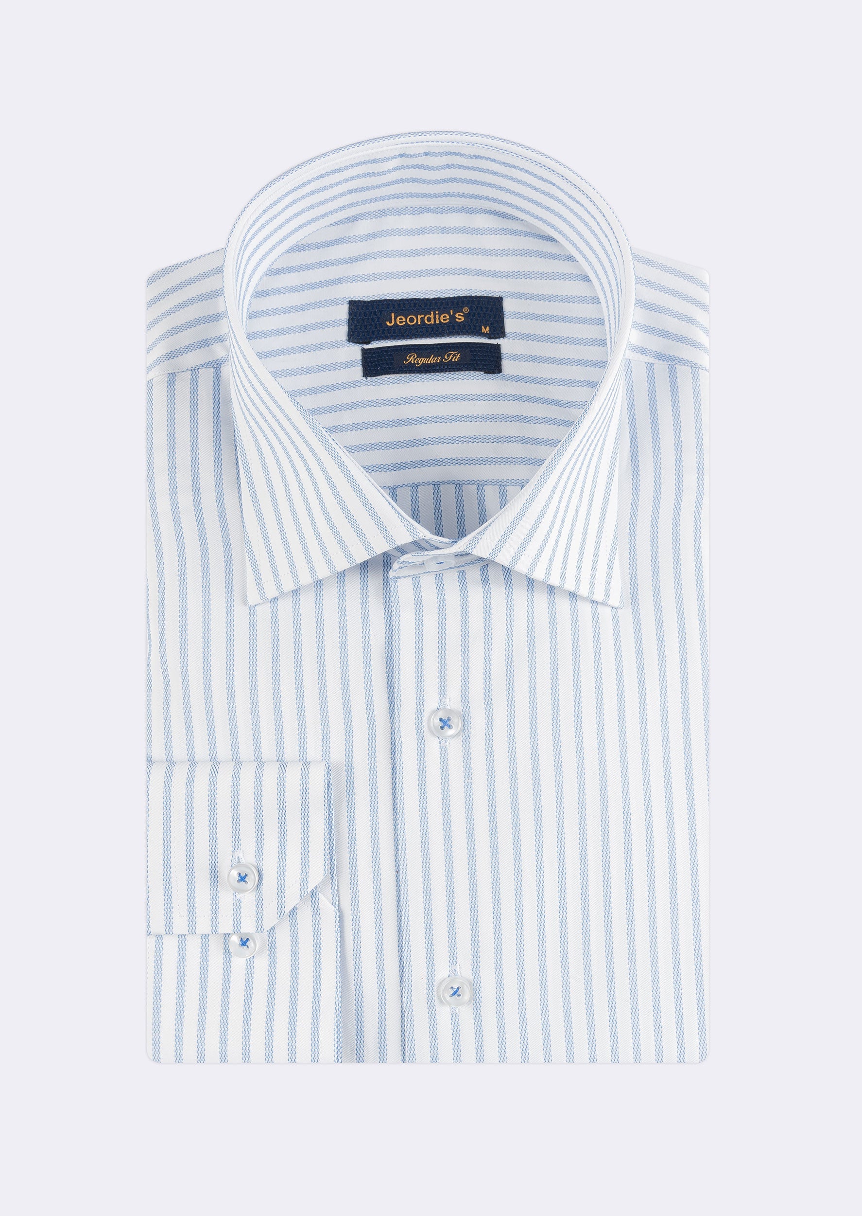 White - Blue Long Sleeve Shirt