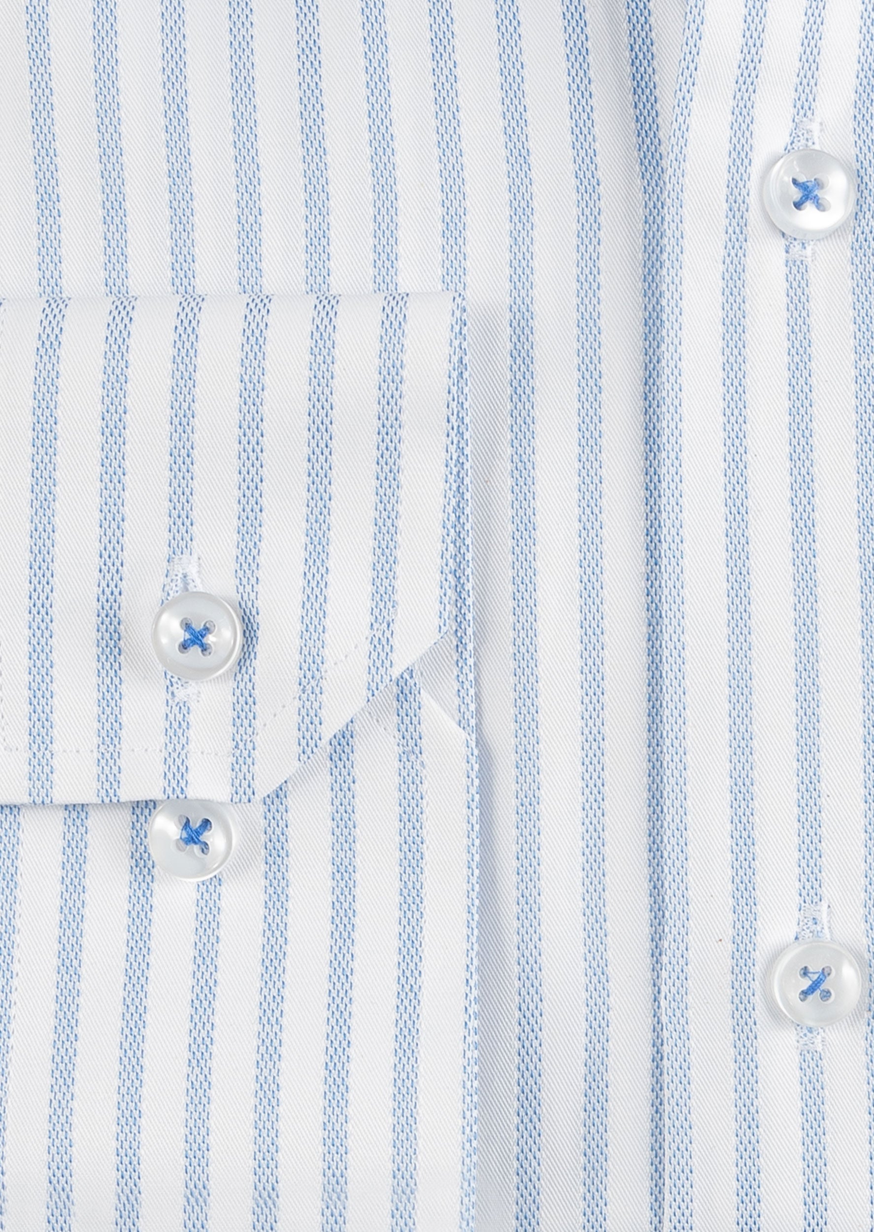 White - Blue Long Sleeve Shirt