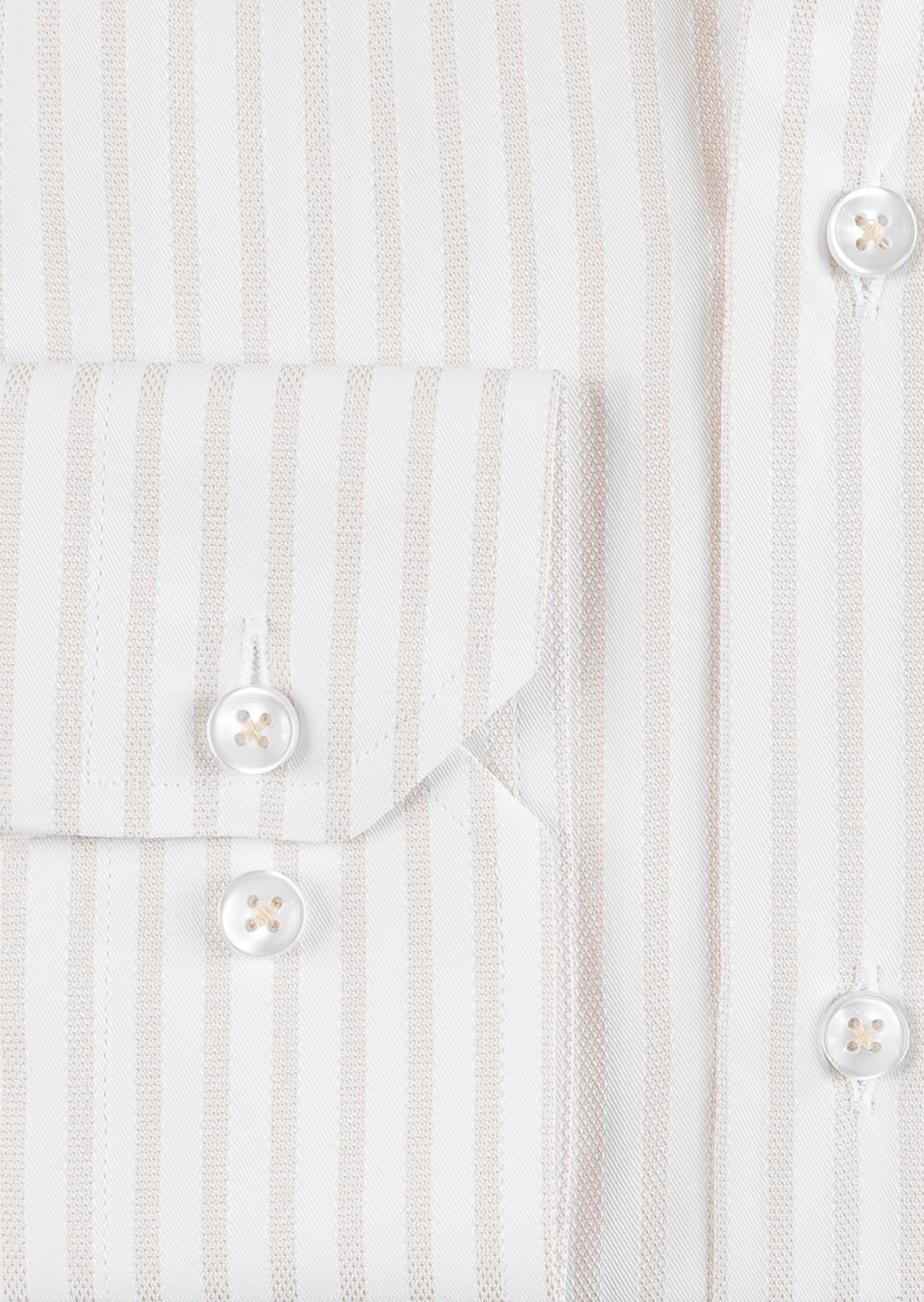 White - Beige Long Sleeve Shirt