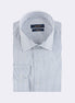 White - Navy Long Sleeve Shirt