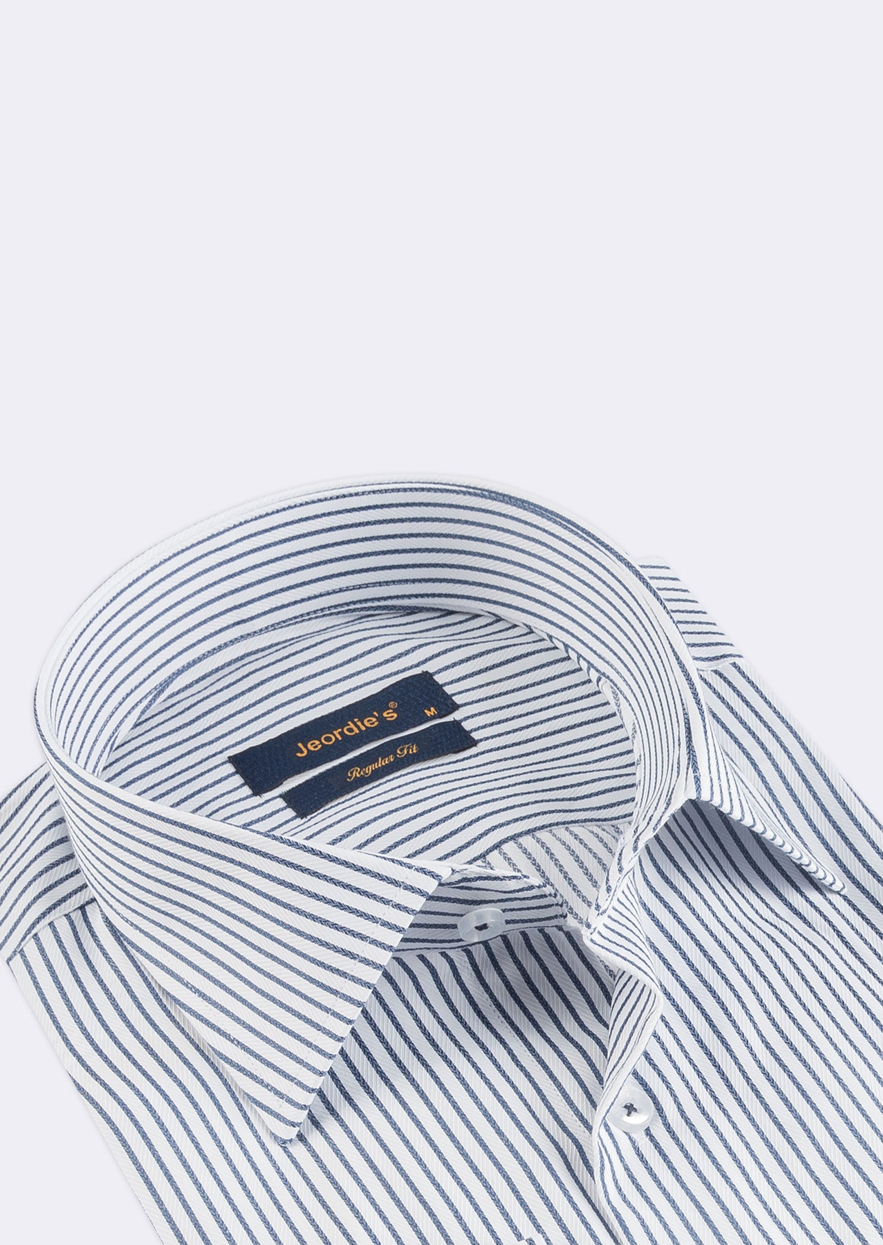 White - Navy Long Sleeve Shirt