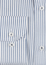 White - Navy Long Sleeve Shirt