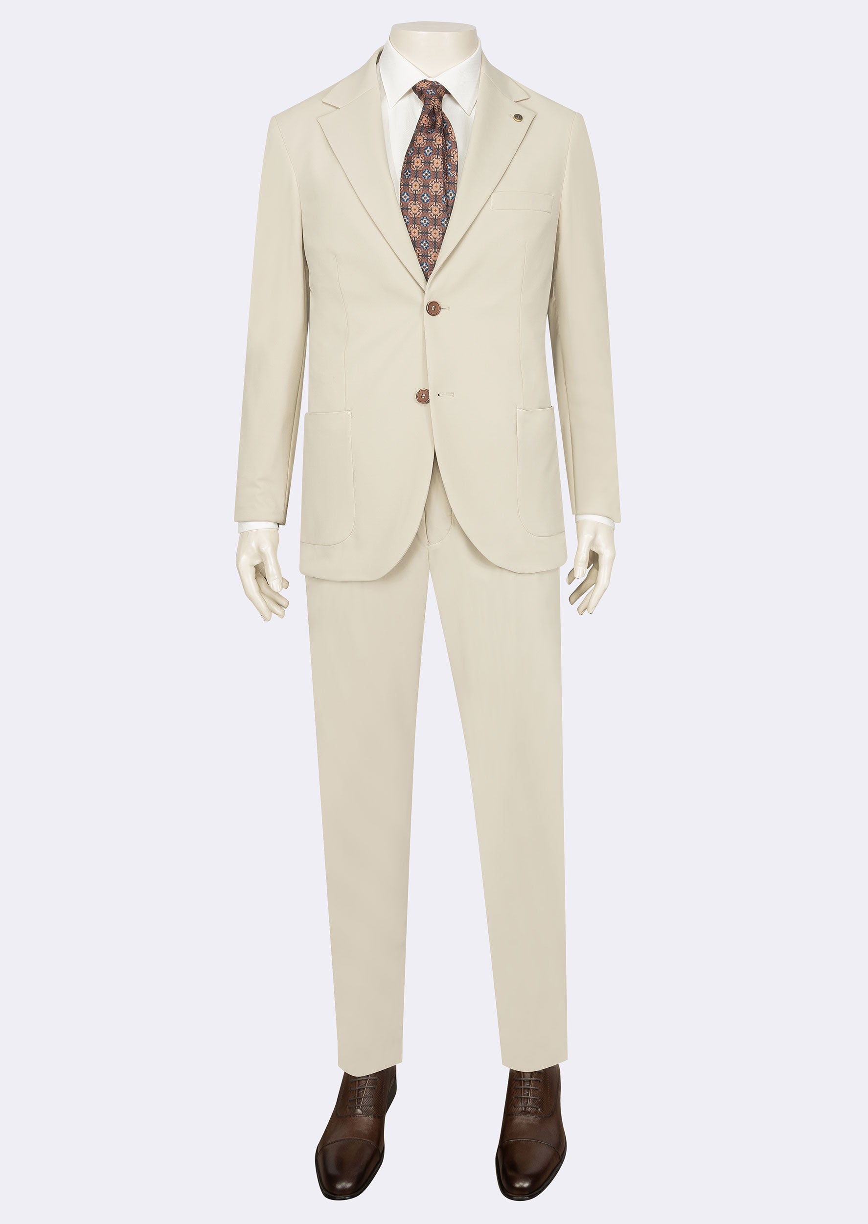 Beige Suit