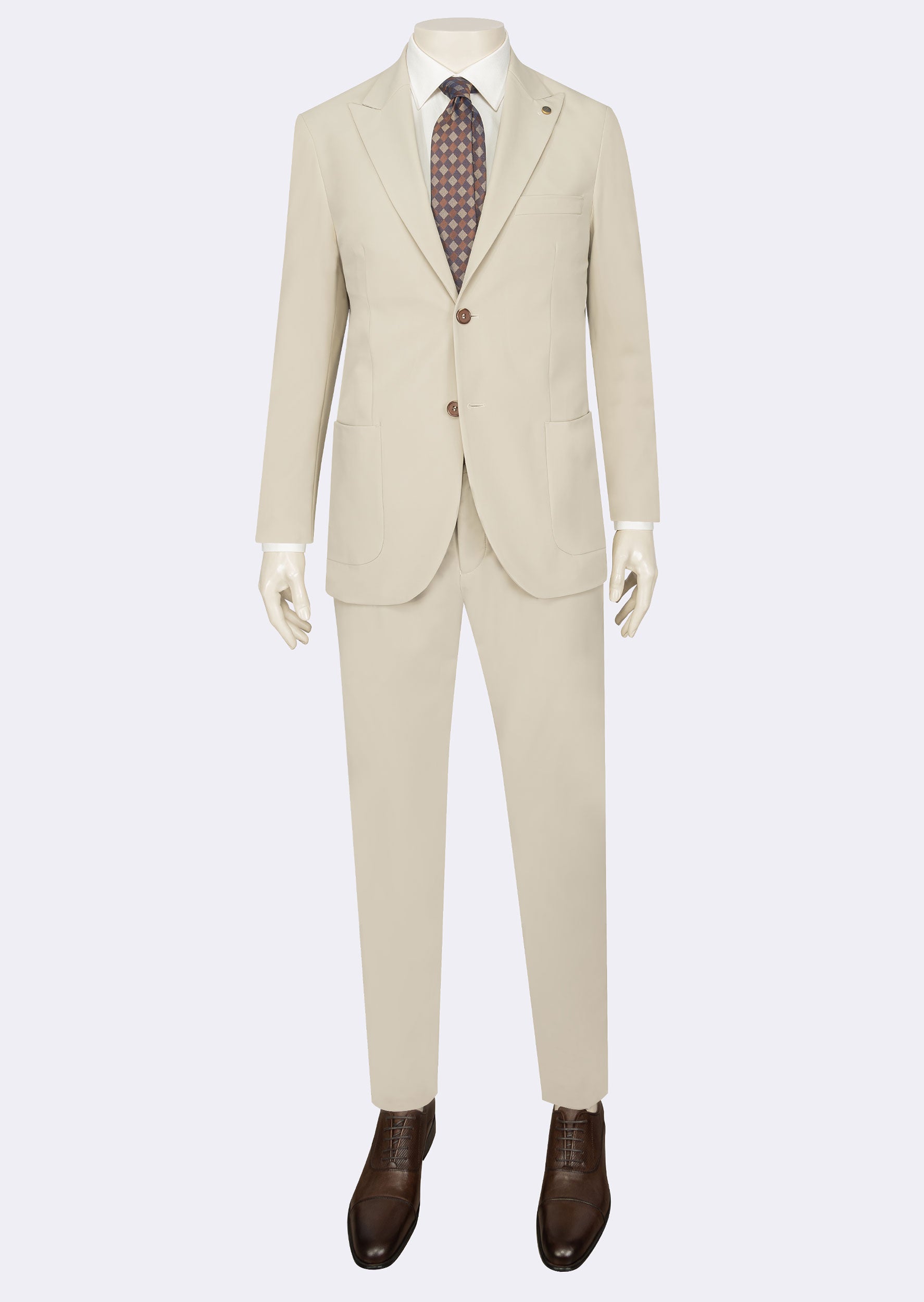 Beige Suit