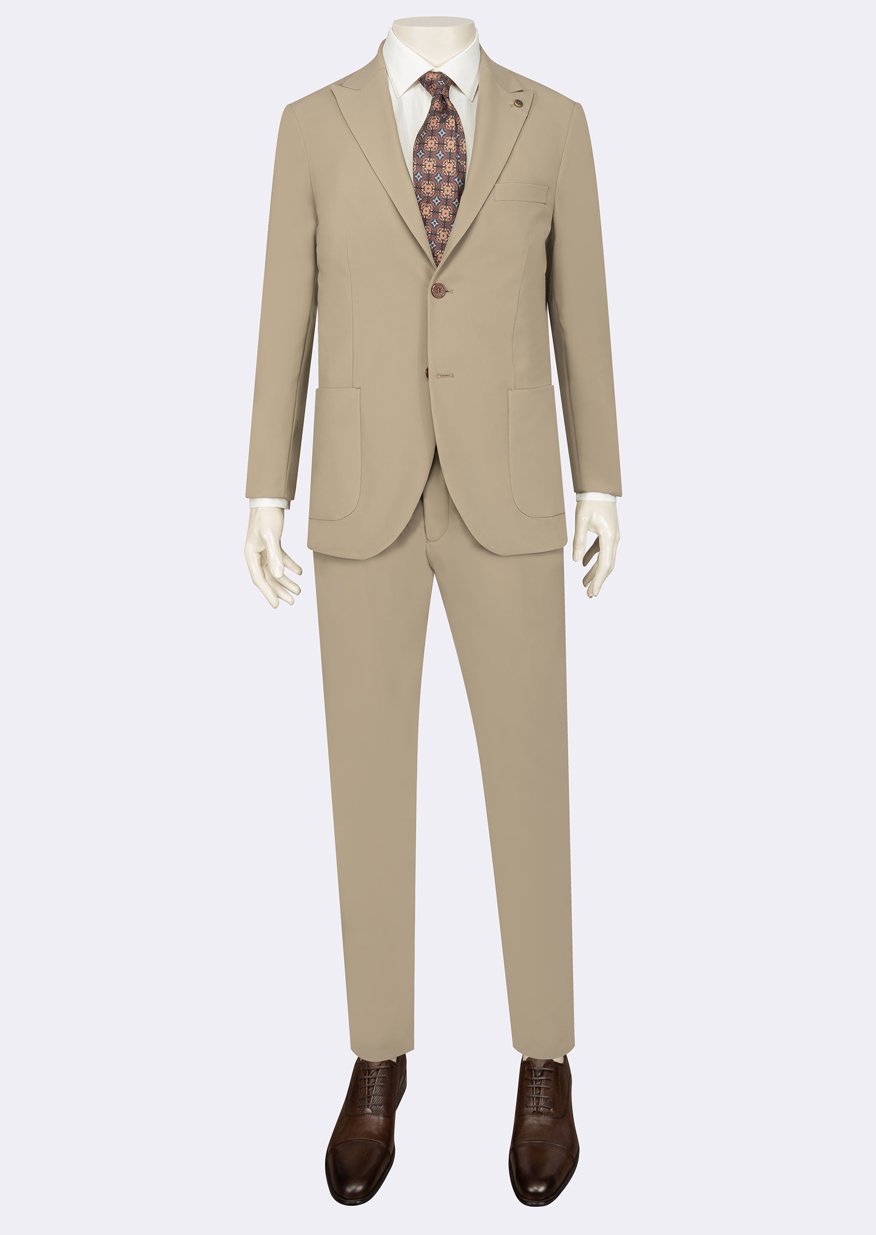 Taupe Suit