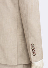 Beige Three-Piece Suit
