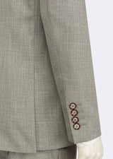 Khaki Three-Piece Suit