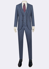 Royal Blue Three-Piece Suit