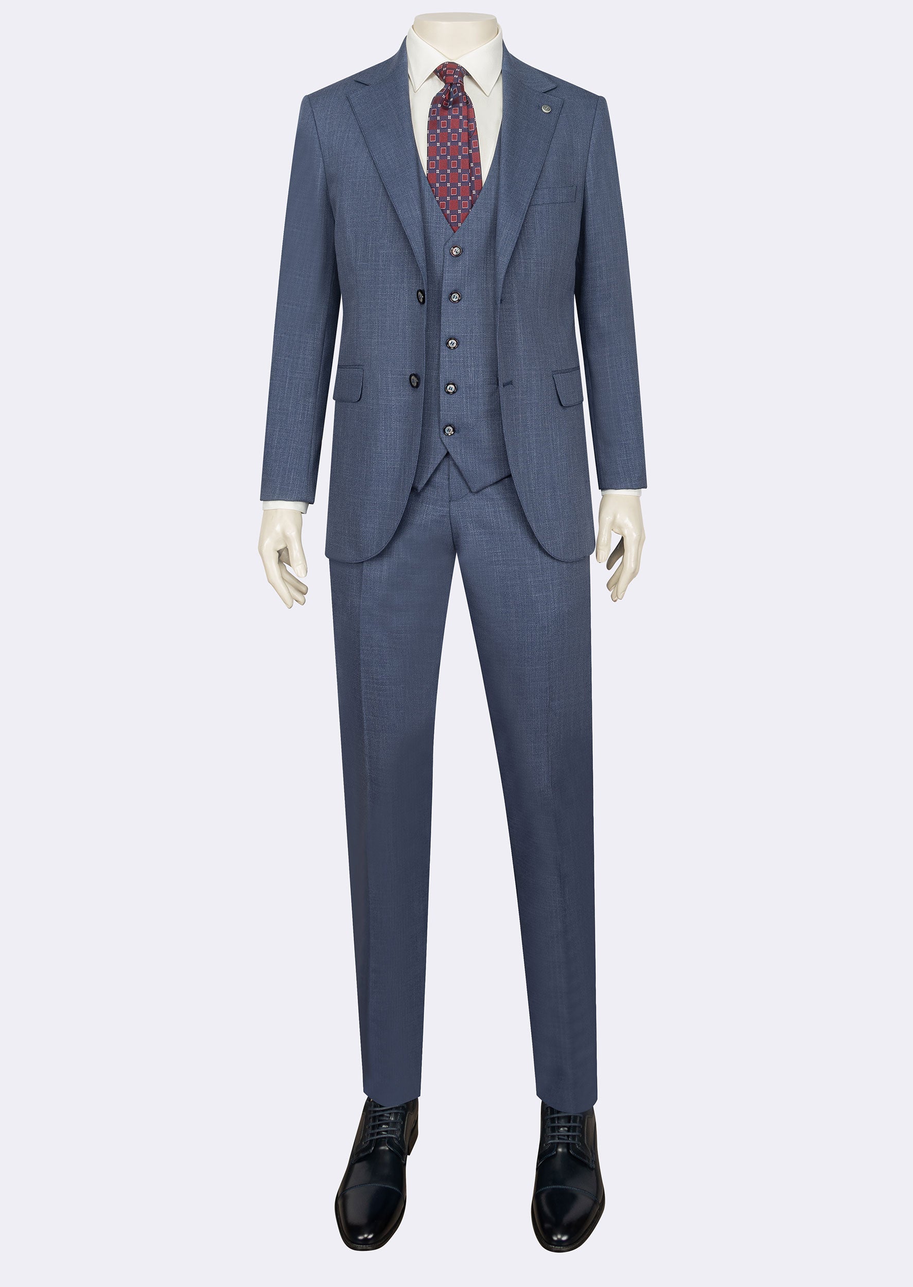 Royal Blue Three-Piece Suit