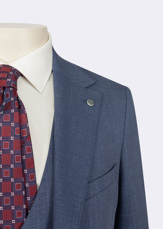 Royal Blue Three-Piece Suit