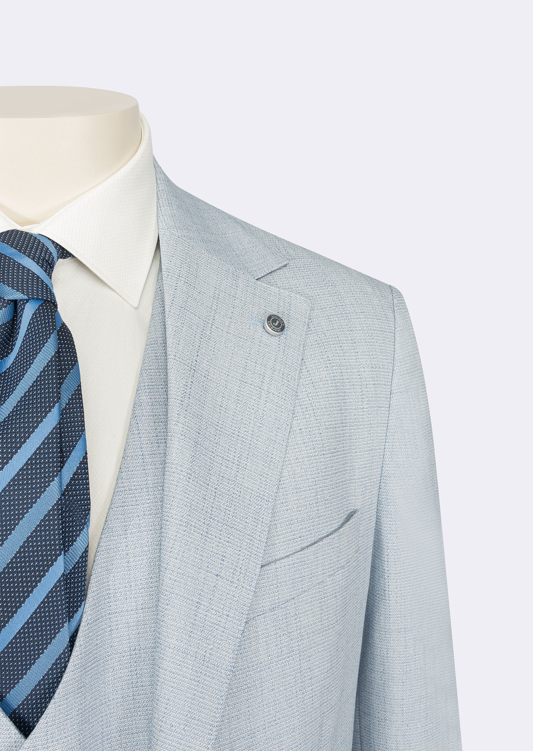 Blue Three-Piece Suit