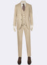 Beige Three-Piece Suit