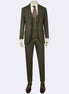 Khaki Three-Piece Suit