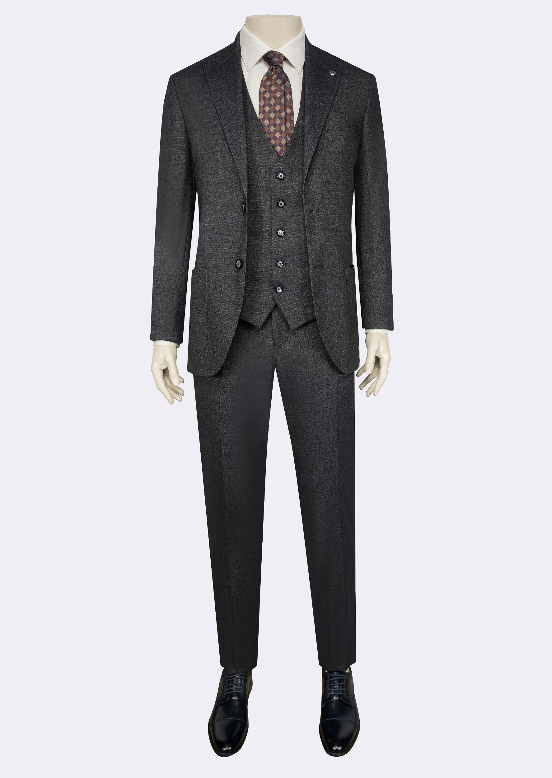 Navy Three-Piece Suit