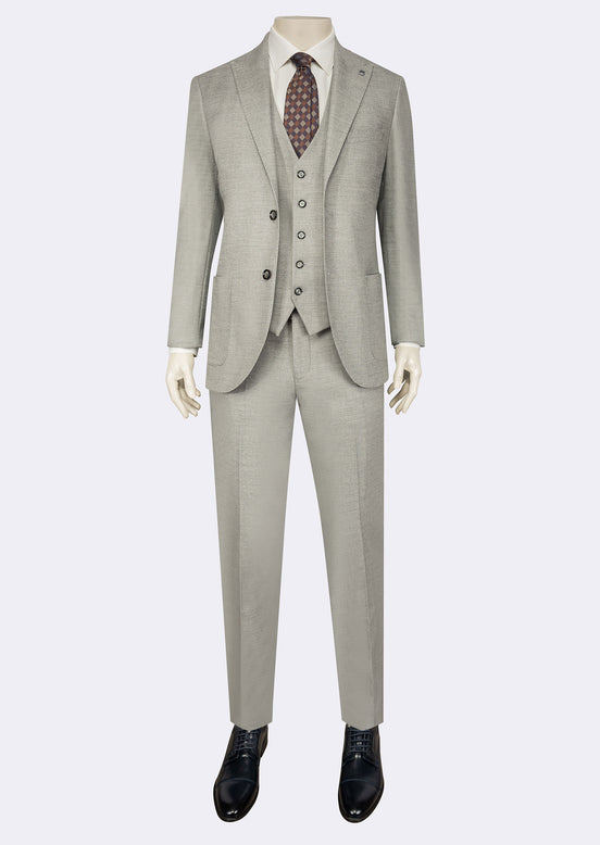 Grey Three-Piece Suit