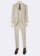 Stone Three-Piece Suit