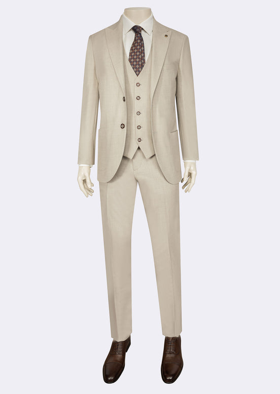 Stone Three-Piece Suit