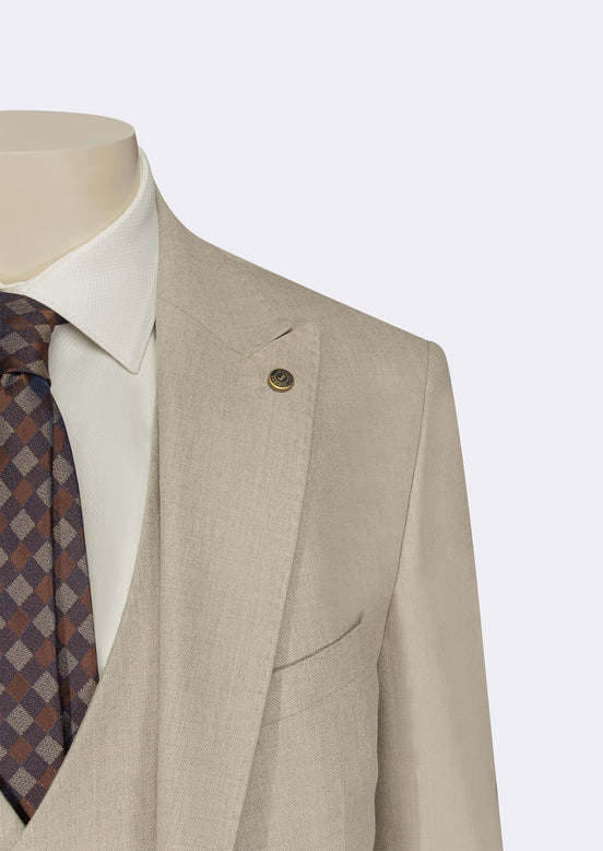 Stone Three-Piece Suit