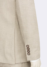 Beige Three-Piece Suit