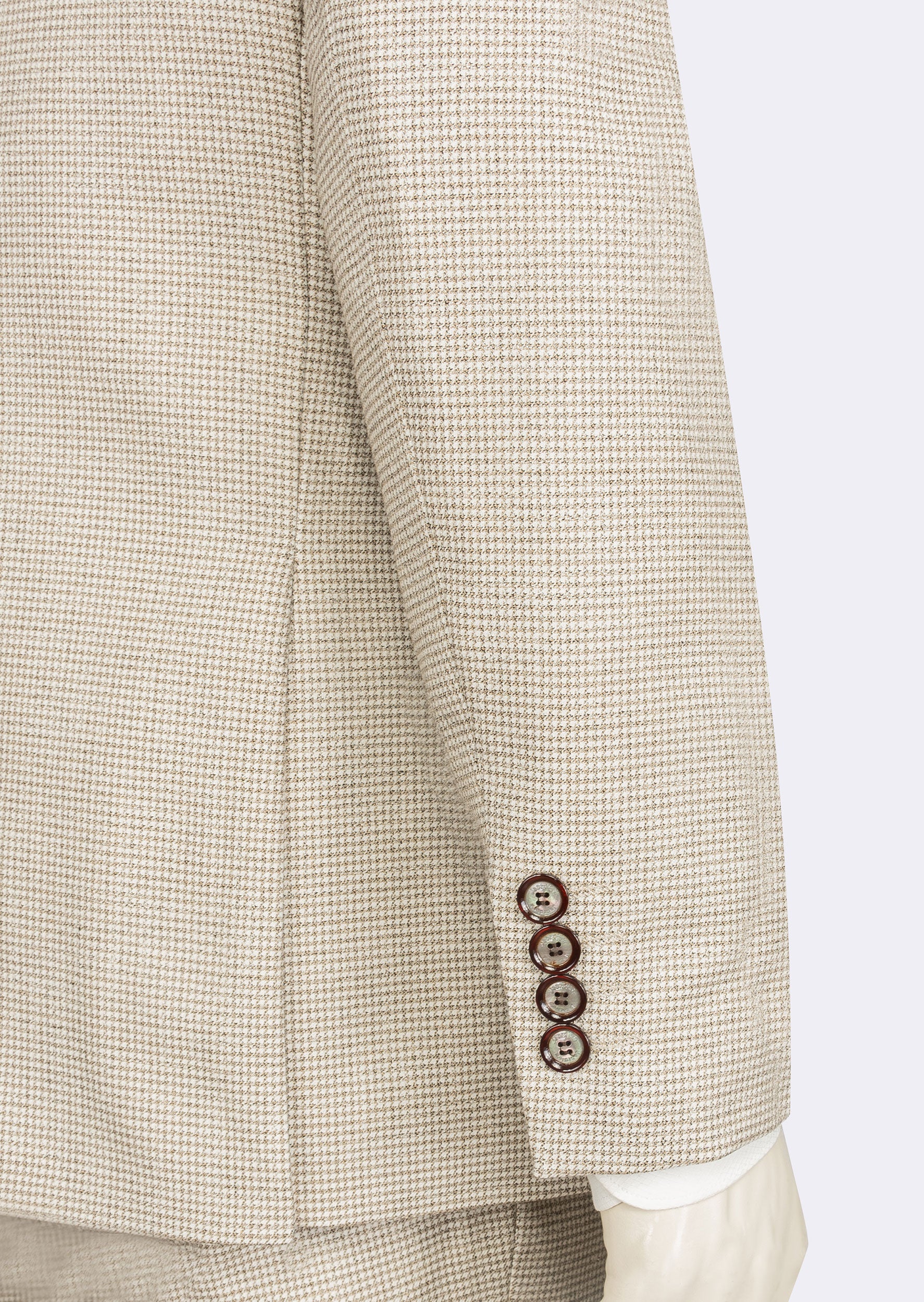 Beige Three-Piece Suit
