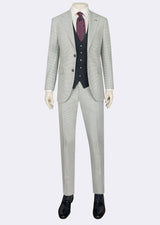 Blue Three-Piece Suit
